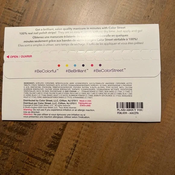 Color Street Plaid About You - Picture 4 of 5